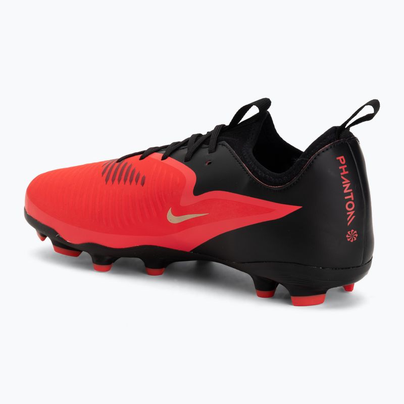 Buty piłkarskie dziecięce Nike Jr. Phantom 6 Low Academy bright crimson/bright crimson/black 3