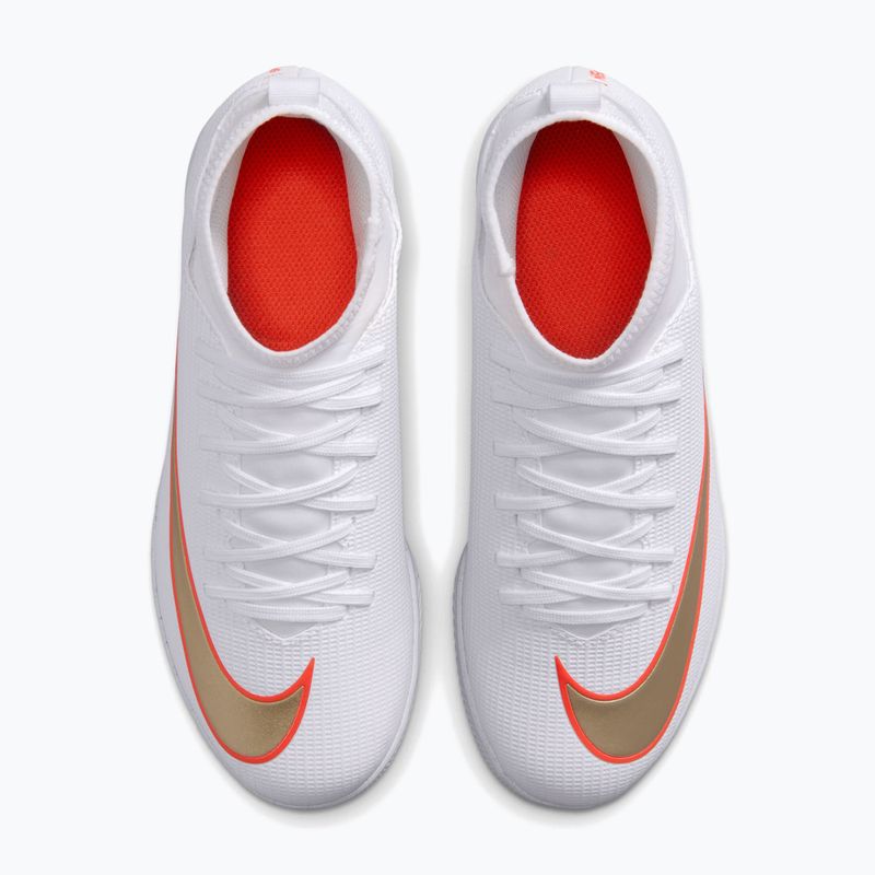 Buty piłkarskie dziecięce Nike Jr. Mercurial Superfly 11 Club IN white/bright crimson/blur 10