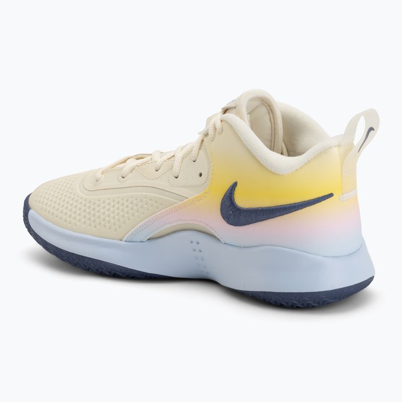 Buty do siatkówki Nike Hyperset 2 SE coconut milk/diffused blue/hydrogen blue 3