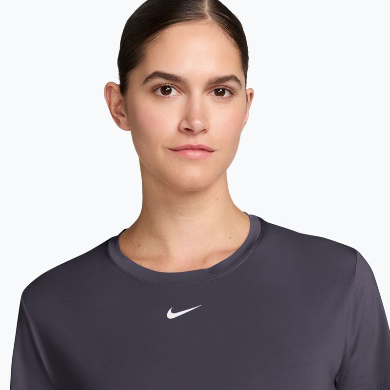 Koszulka damska Nike One Classic Dri-Fit SS gridiron/white 3