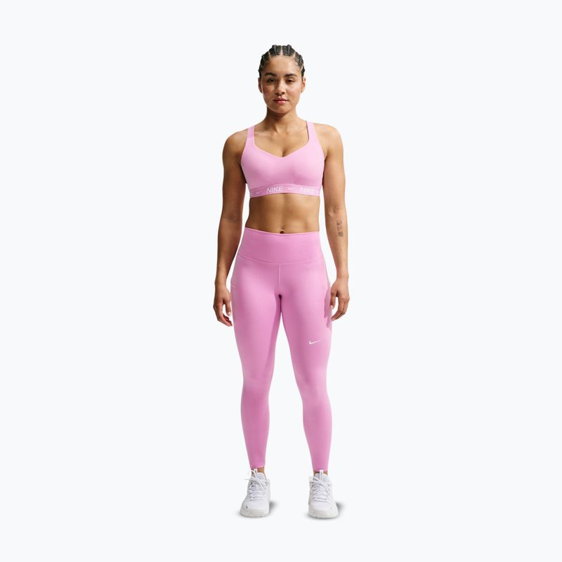 Biustonosz treningowy Nike Indy High Support pink rise 7