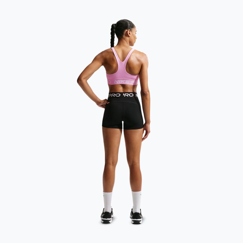 Biustonosz treningowy Nike Pro 365 pink rise/white 3