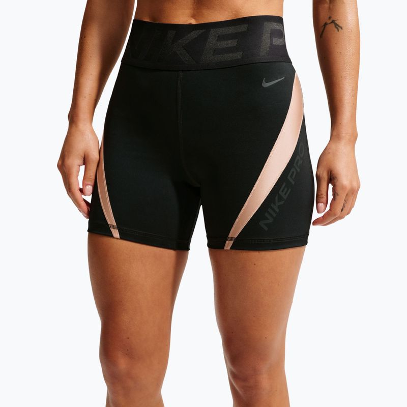 Spodenki treningowe damskie Nike Pro Sculpt black/linen/black/black 4