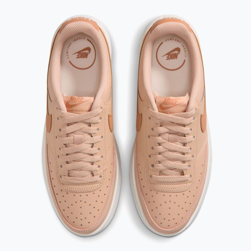 Buty damskie Nike Court Vision Alta shimmer/sail/light cognac 11