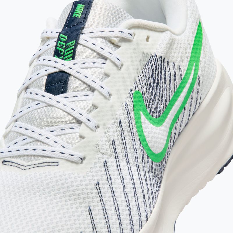 Buty do biegania męskie Nike Run Defy white/midnight navy/green spark 14
