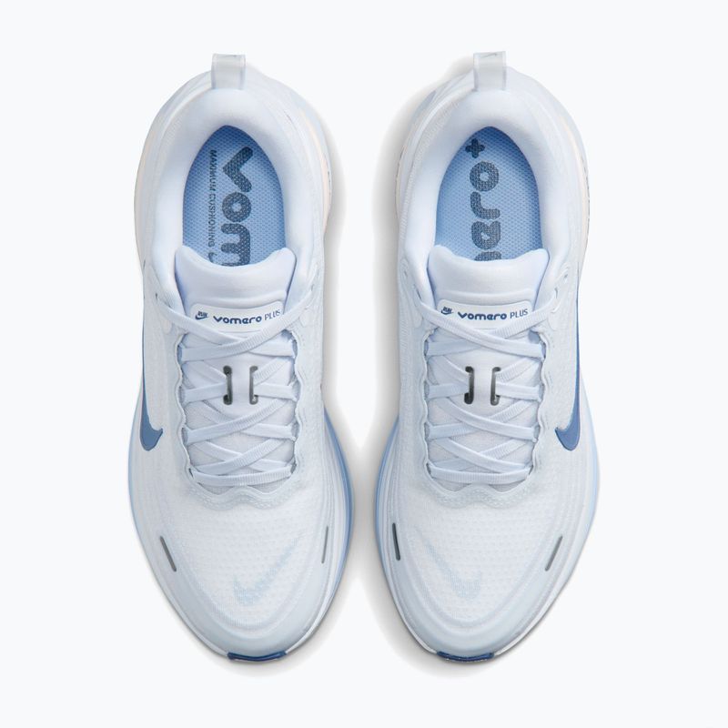 Buty do biegania damskie Nike Vomero Plus white/aluminum/football grey/mystic navy 12