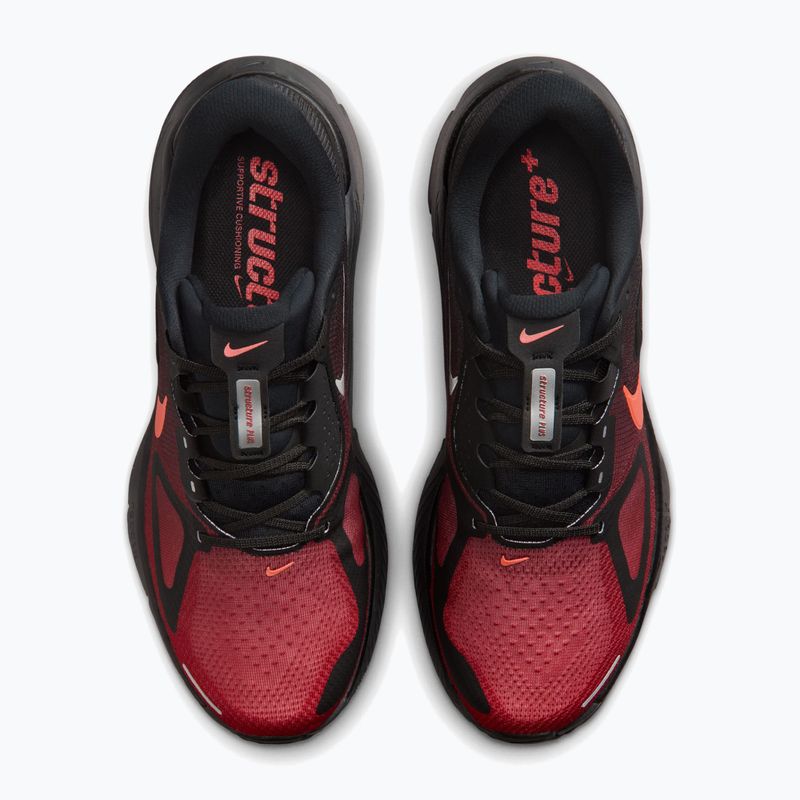 Buty do biegania męskie Nike Structure Plus black/university red/bright crimson 12