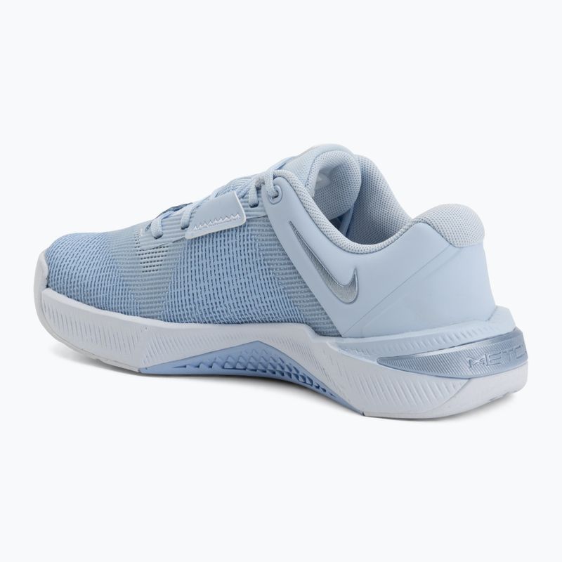 Buty treningowe damskie Nike Metcon 10 hydrogen blue/aluminum/hydrogen blue 3