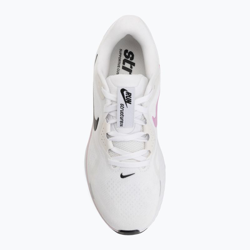 Buty do biegania damskie Nike Structure 26 white/bleached lilac/light magenta/black 5