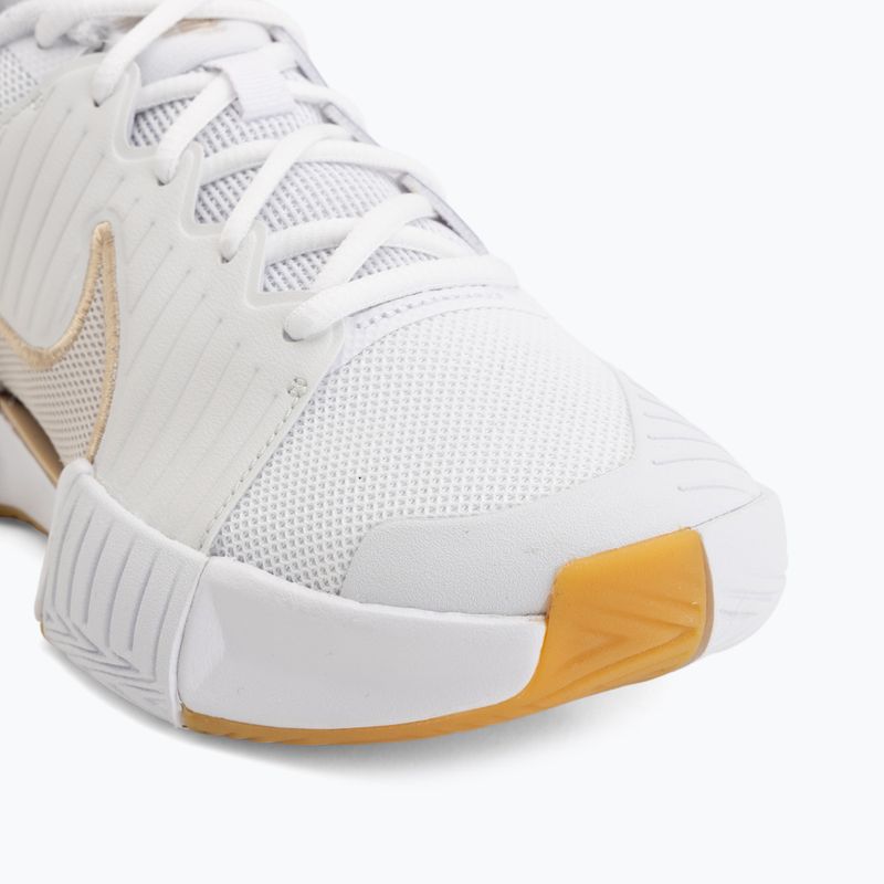 Buty do tenisa damskie Nike GP Challenge Pro white/summit white/linen/light orewood brown 7
