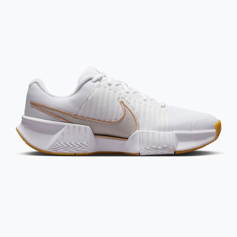 Buty do tenisa damskie Nike GP Challenge Pro white/summit white/linen/light orewood brown 8