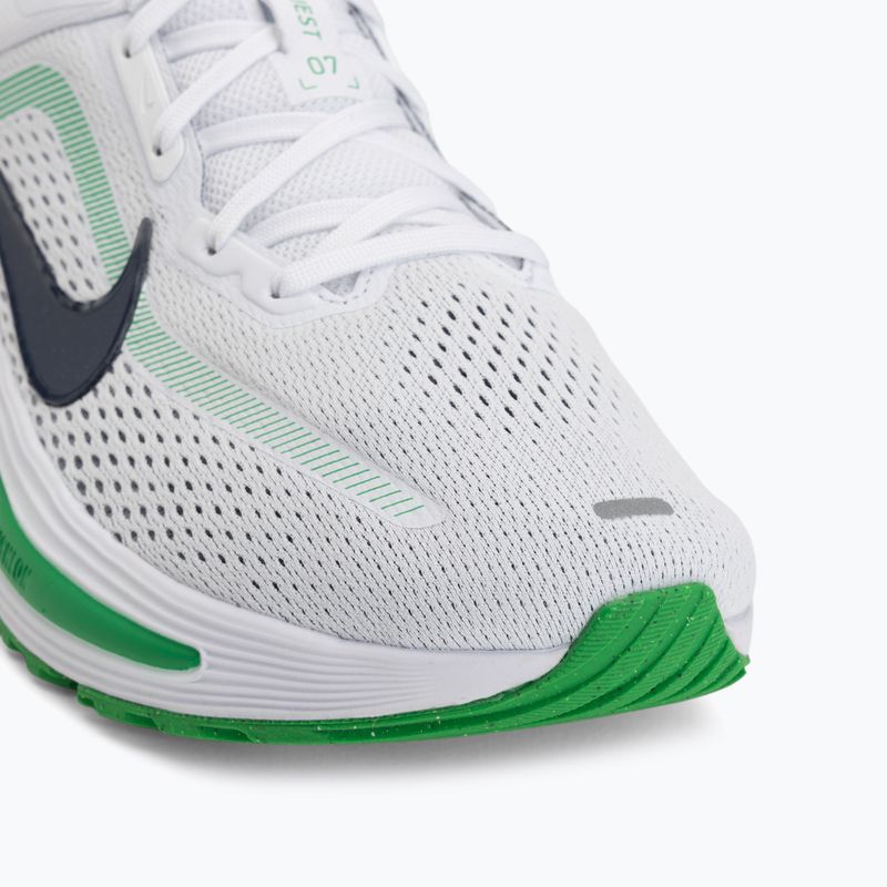 Buty do biegania męskie Nike Quest 7 white/green spark/midnight navy 7