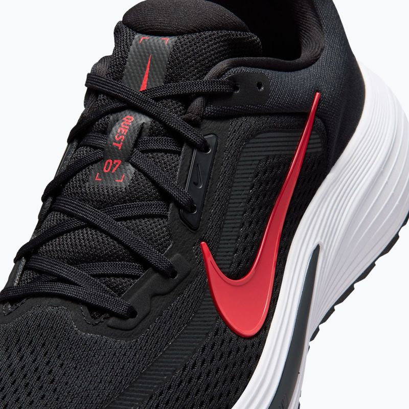 Buty do biegania męskie Nike Quest 7 black/white/anthracite/red orbit 14