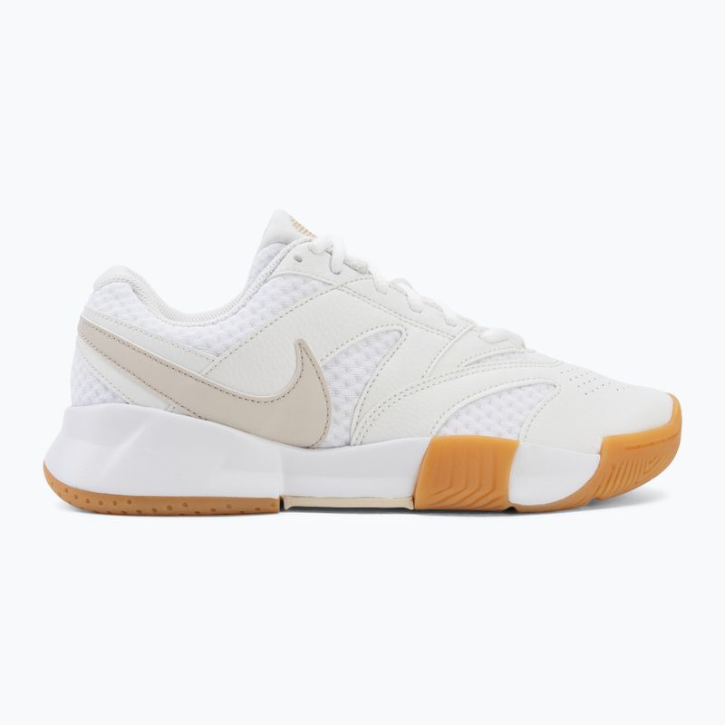 Buty do tenisa damskie Nike Court Lite 4 White/Summit White/Linen/Light Orewood Brown 2