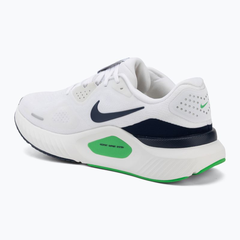 Buty do biegania męskie Nike Structure 26 white/green spark/midnight navy 3