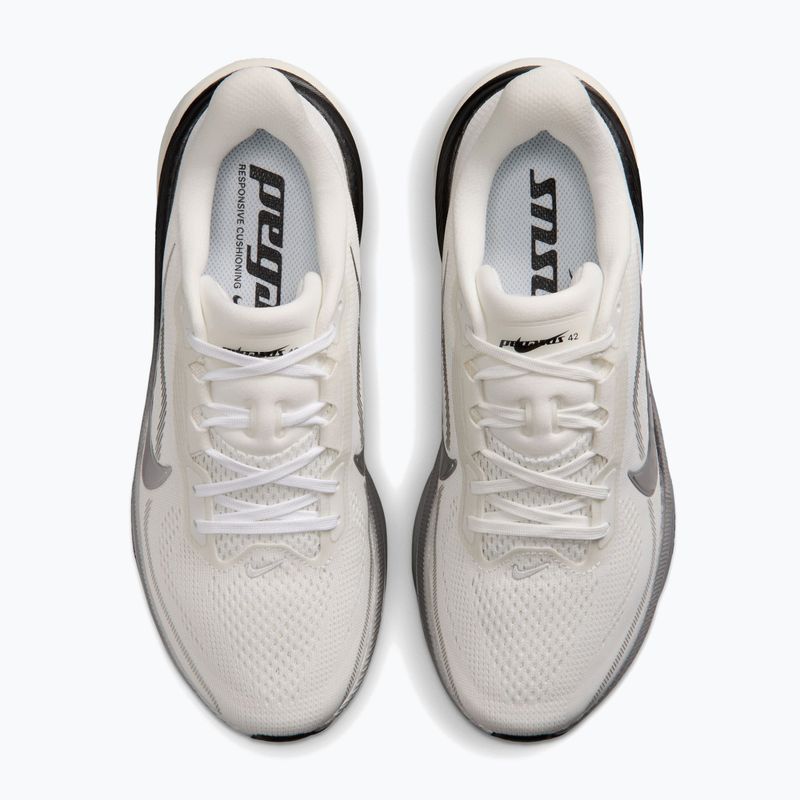 Buty do biegania damskie Nike Pegasus 42 summit white/sail/black/metallic silver 11