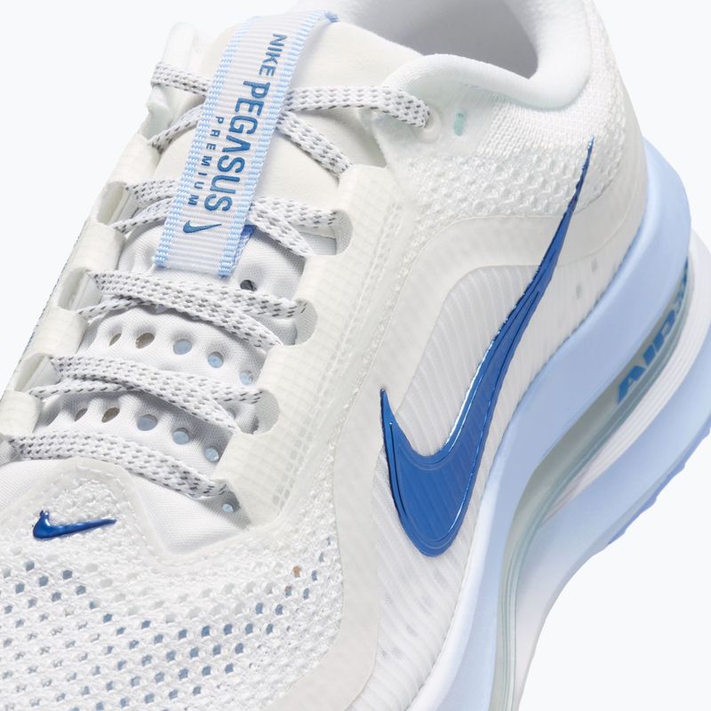 Buty do biegania damskie Nike Pegasus Premium white/aluminum/sundial/mystic navy 14