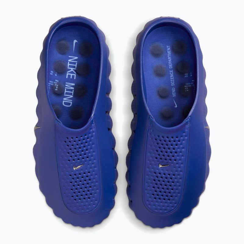 Klapki damskie Nike Mind 001 old royal/midnight navy/metallic silver 11