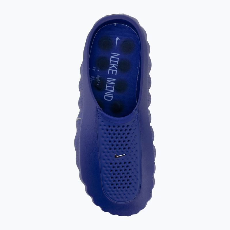 Klapki damskie Nike Mind 001 old royal/midnight navy/metallic silver 5