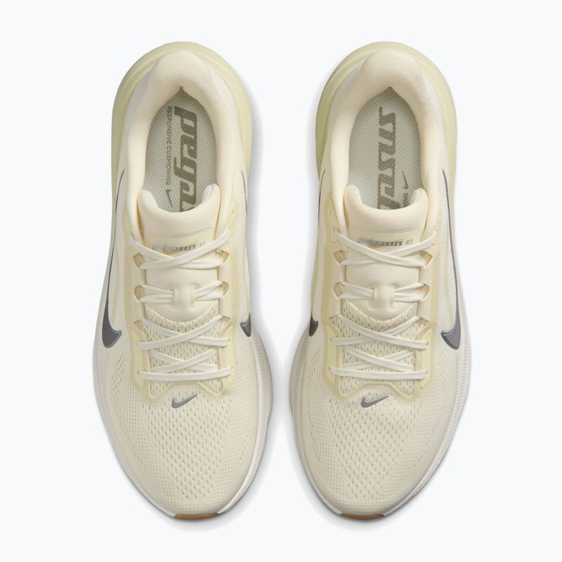Buty do biegania męskie Nike Pegasus 42 coconut milk/light khaki/metallic silver 11