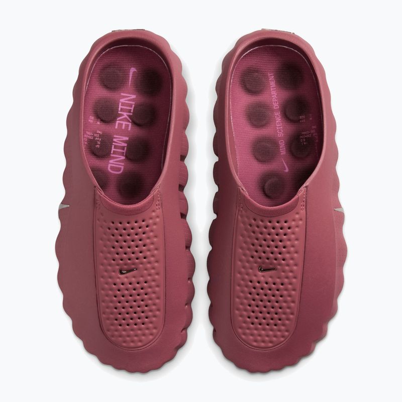 Klapki damskie Nike Mind 001 Pink smoke/mystic dates/metallic silver 4