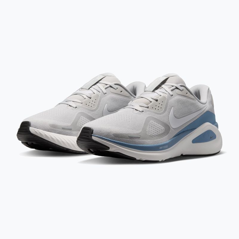 Buty do biegania męskie Nike Structure 26 grey fog/work blue/summit white 3