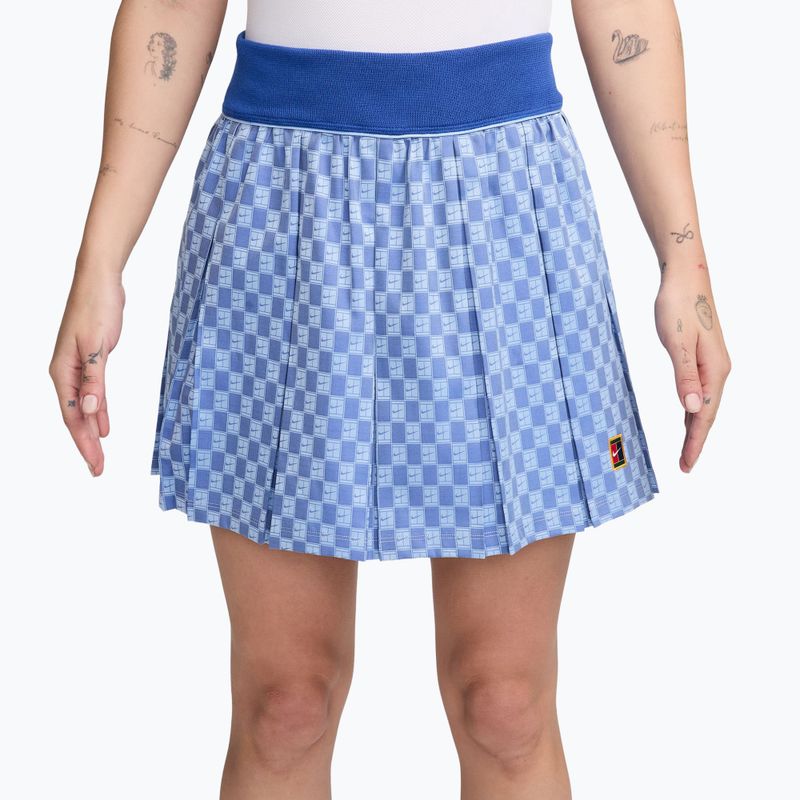 Spódnica tenisowa Nike Court Collection High-Waisted aluminium