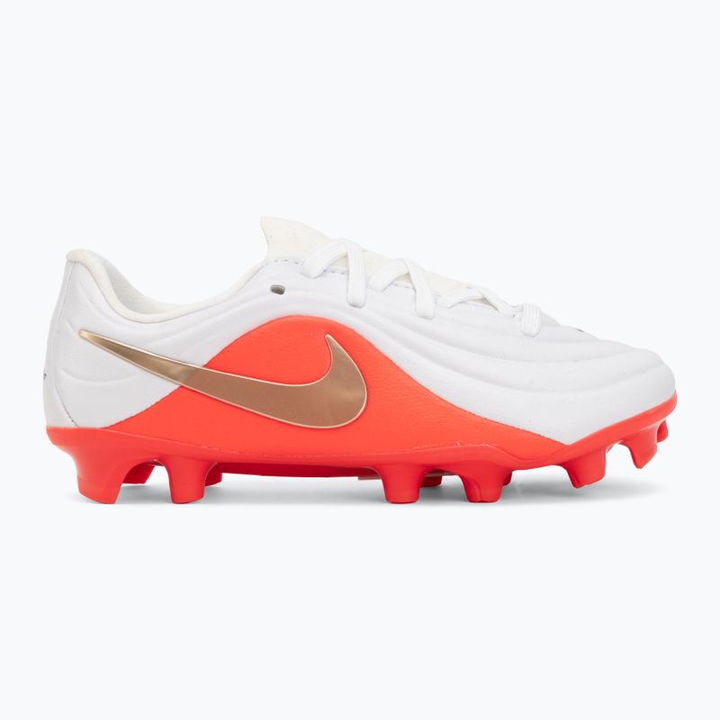 Buty piłkarskie dziecięce Nike Jr. Tiempo Maestro Academy white/bright crimson/blur 2