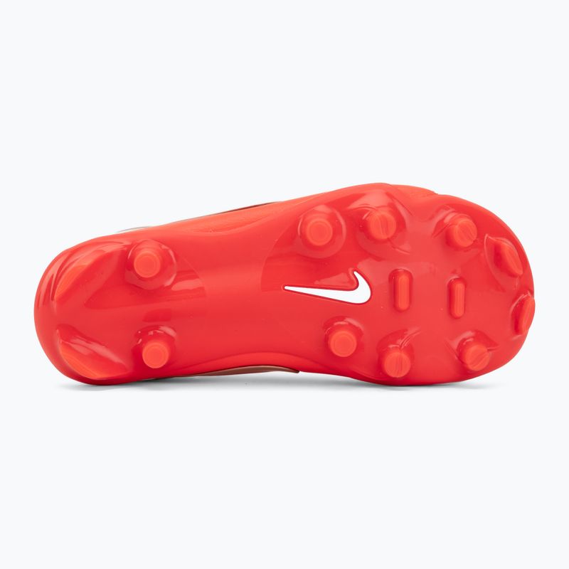 Buty piłkarskie dziecięce Nike Jr. Tiempo Maestro Academy white/bright crimson/blur 4