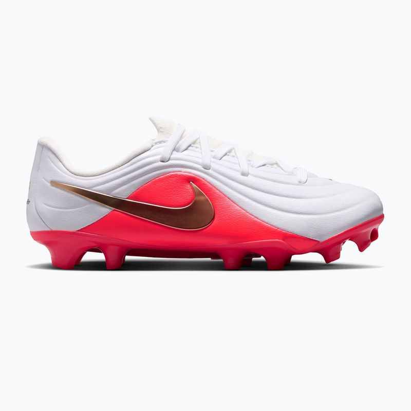 Buty piłkarskie dziecięce Nike Jr. Tiempo Maestro Academy white/bright crimson/blur 8