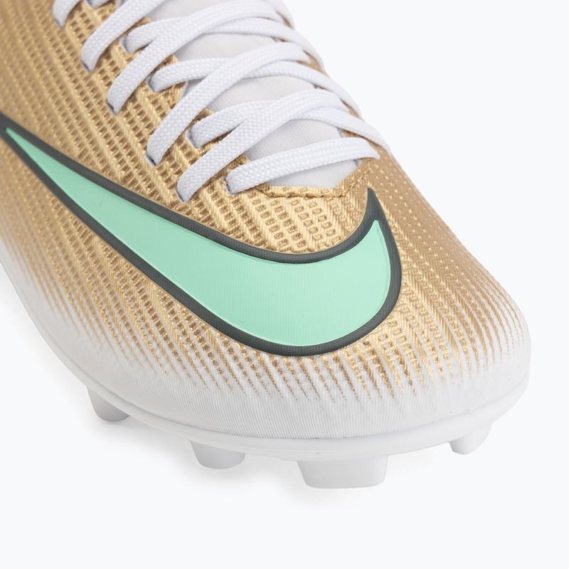Buty piłkarskie dziecięce Nike Jr. Mercurial Superfly 11 Club "Kylian Mbappé" MG metallic gold/green glow 7