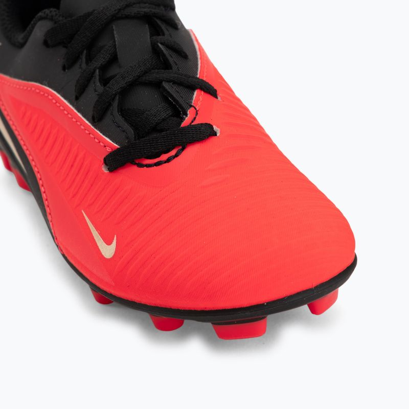 Buty piłkarskie dziecięce Nike Jr. Phantom 6 Low Club bright crimson/bright crimson/black 7