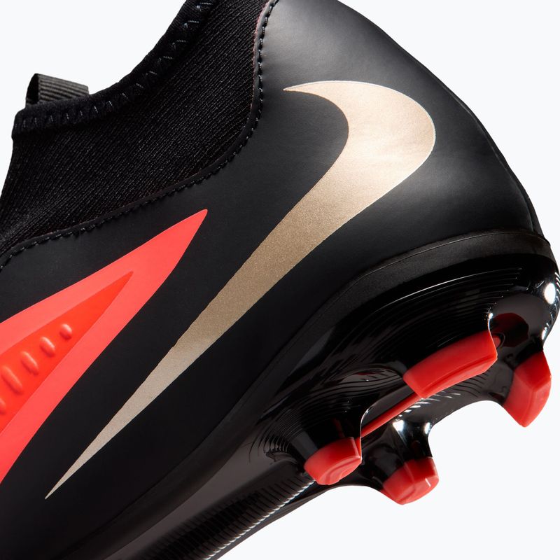 Buty piłkarskie dziecięce Nike Jr. Phantom 6 High Academy Bright Crimson/Bright Crimson/Black 14