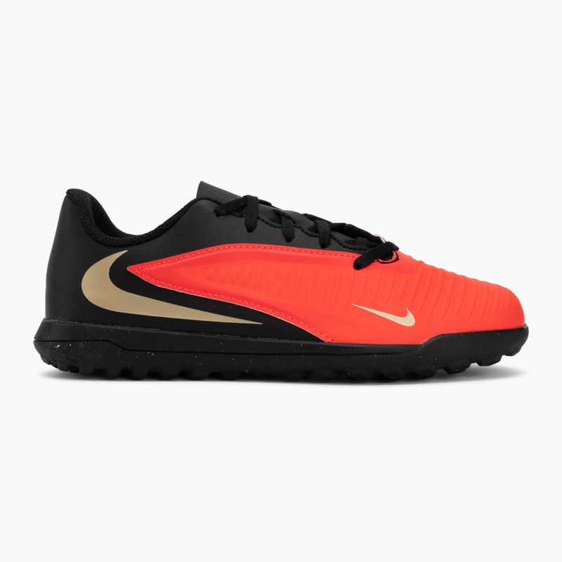Buty piłkarskie dziecięce Nike Jr. Phantom 6 Low Club Bright Crimson/Bright Crimson/Black 2