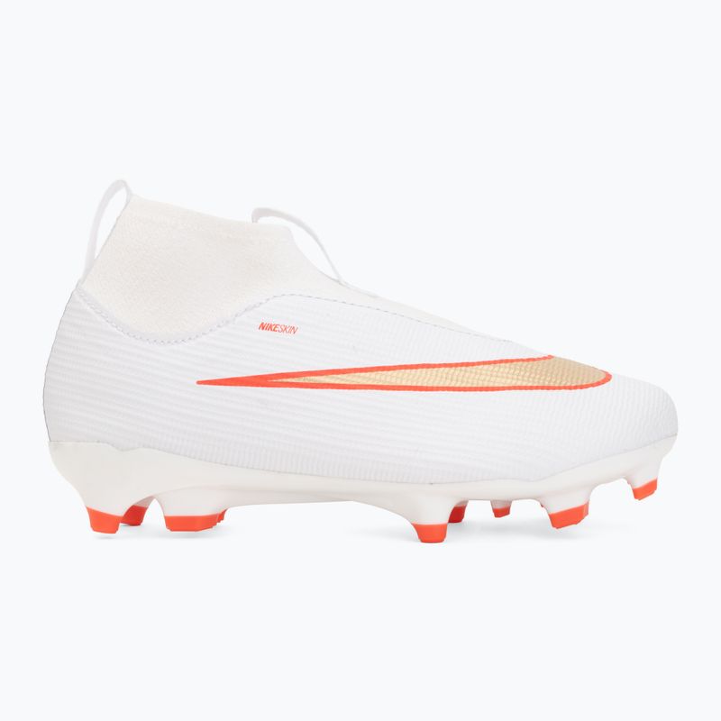 Buty piłkarskie dziecięce Nike Jr. Mercurial Superfly 11 Academy MG white/bright crimson/blur 2