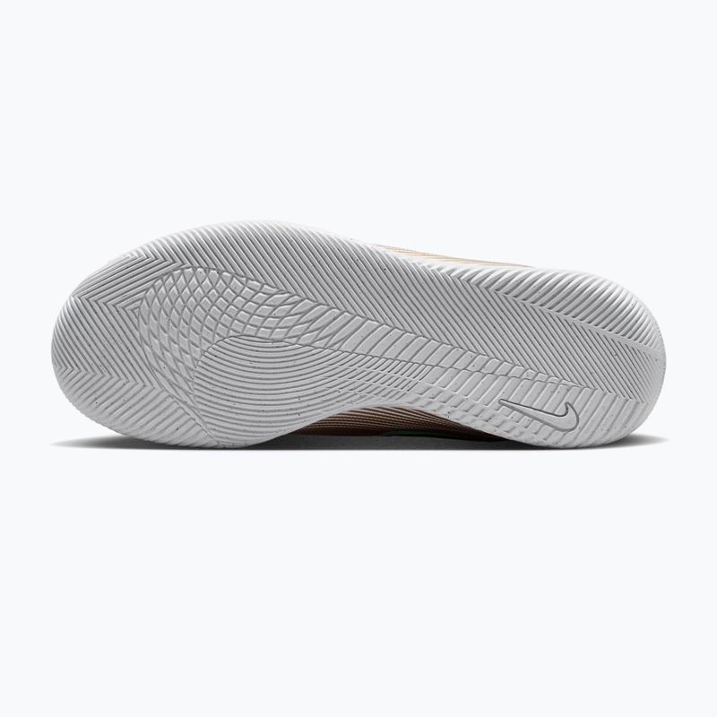 Buty piłkarskie dziecięce Nike Jr. Mercurial Superfly 11 Club "Kylian Mbappé" IN metallic gold/green glow 10