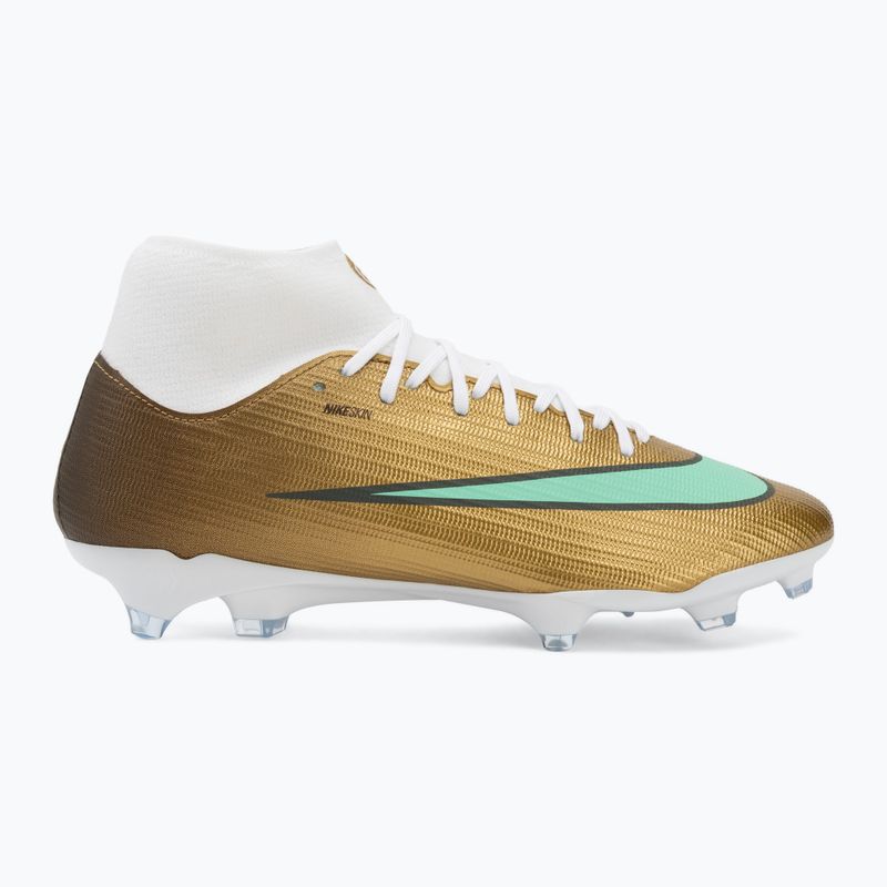 Buty piłkarskie męskie Nike Mercurial Superfly 11 Academy "Kylian Mbappé" MG metallic gold/green glow 2