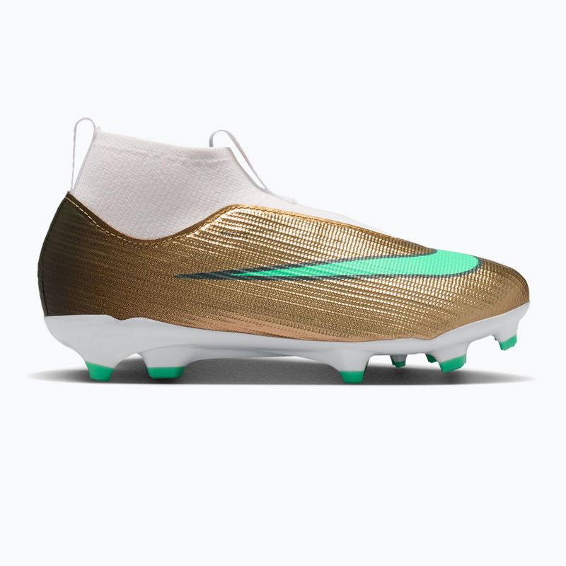 Buty piłkarskie dziecięce Nike Jr. Mercurial Superfly 11 Academy "Kylian Mbappé" MG metallic gold/green glow 8