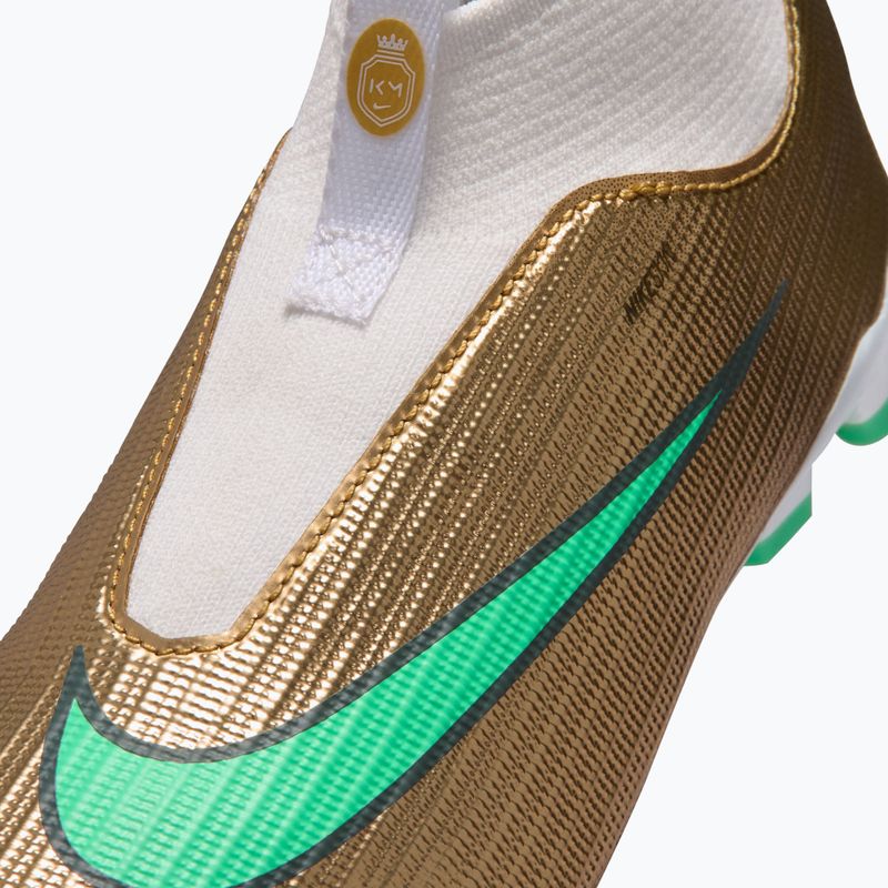 Buty piłkarskie dziecięce Nike Jr. Mercurial Superfly 11 Academy "Kylian Mbappé" MG metallic gold/green glow 12