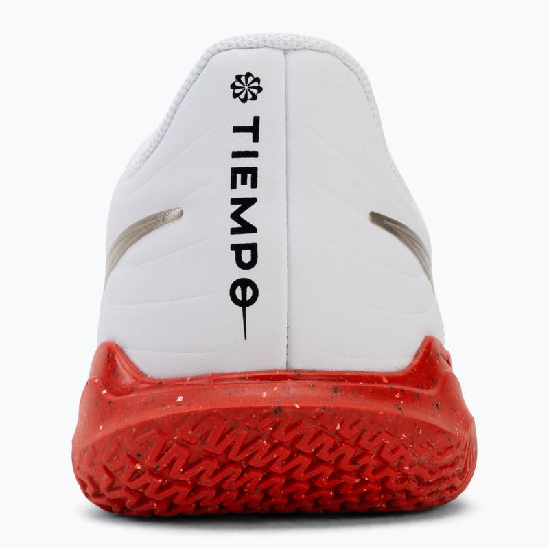 Buty piłkarskie dziecięce Nike Jr. Tiempo Maestro Club white/bright crimson/blur 6