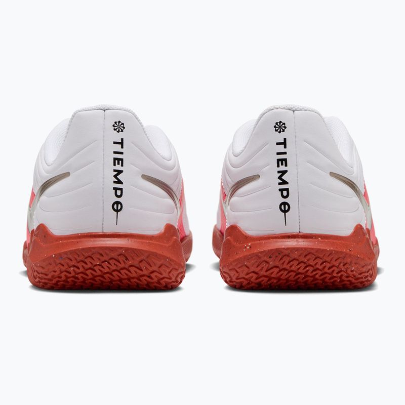 Buty piłkarskie dziecięce Nike Jr. Tiempo Maestro Club white/bright crimson/blur 14