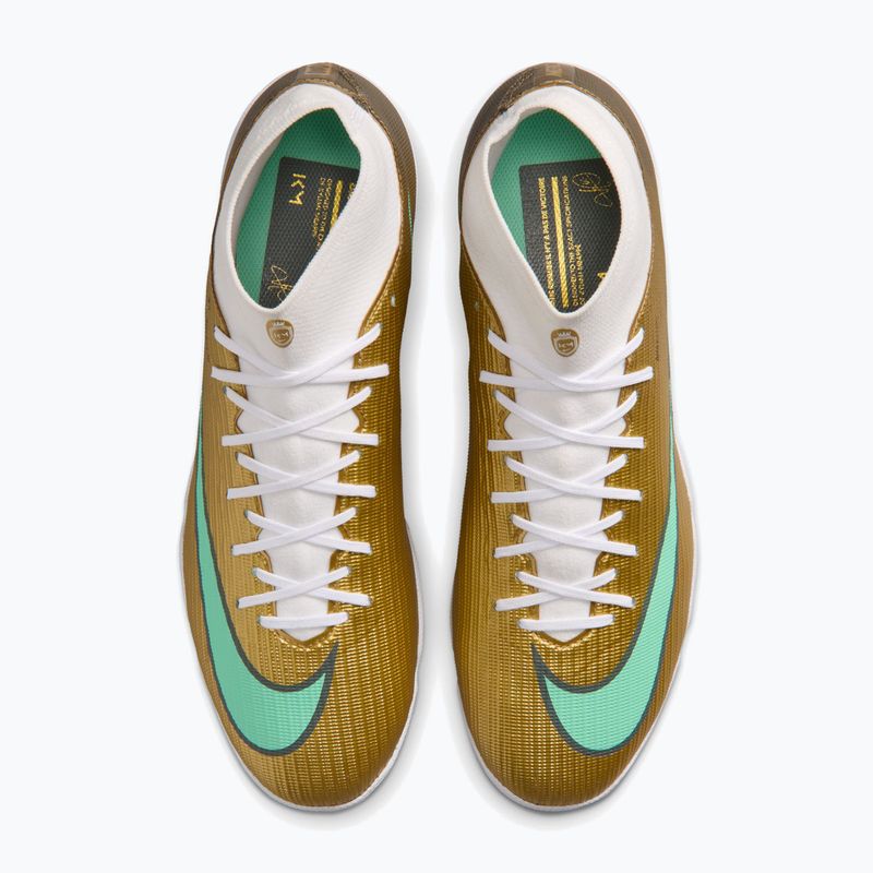 Buty piłkarskie męskie Nike Mercurial Superfly 11 Academy "Kylian Mbappé" TF metallic gold/green glow 11