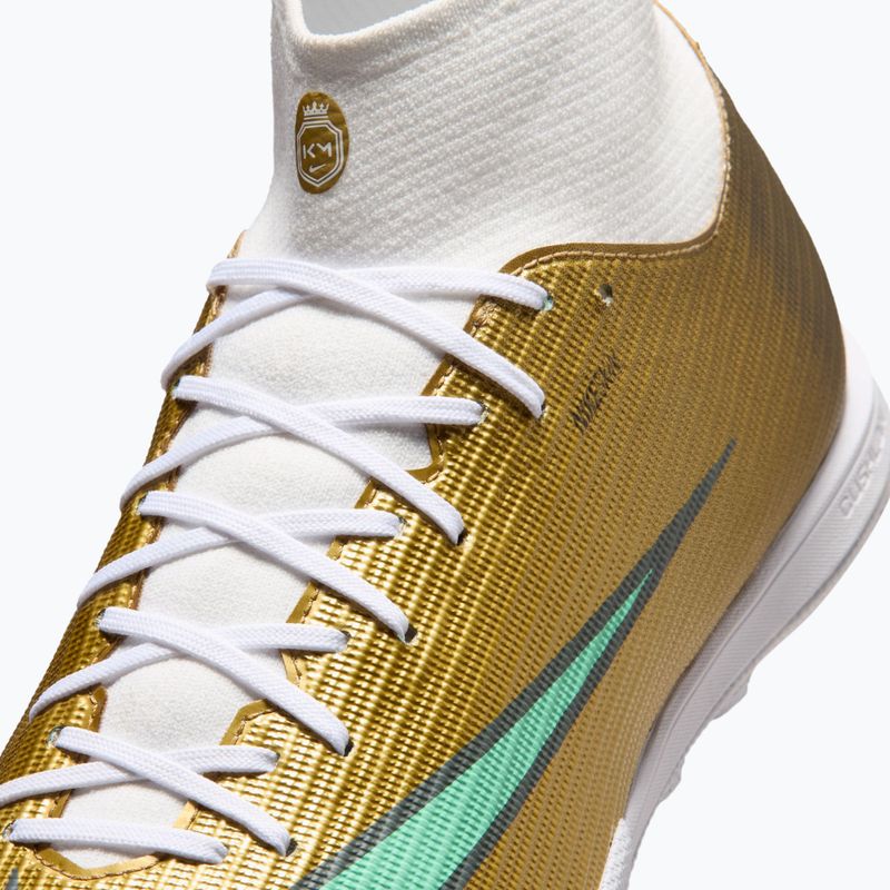 Buty piłkarskie męskie Nike Mercurial Superfly 11 Academy "Kylian Mbappé" TF metallic gold/green glow 12