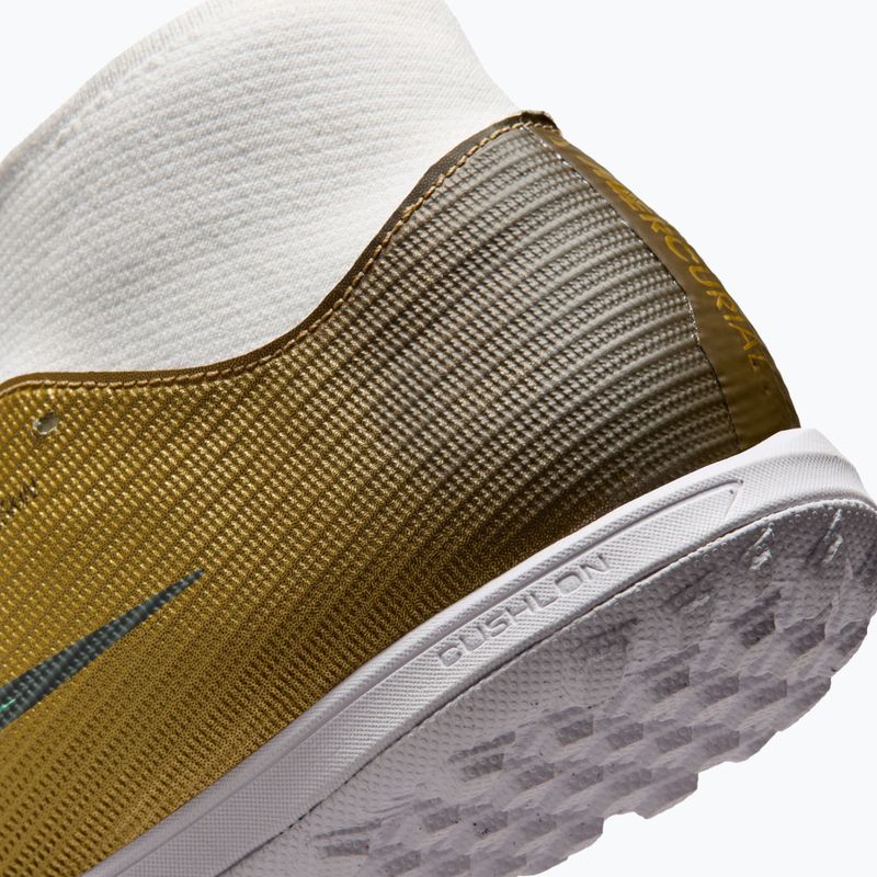 Buty piłkarskie męskie Nike Mercurial Superfly 11 Academy "Kylian Mbappé" TF metallic gold/green glow 13