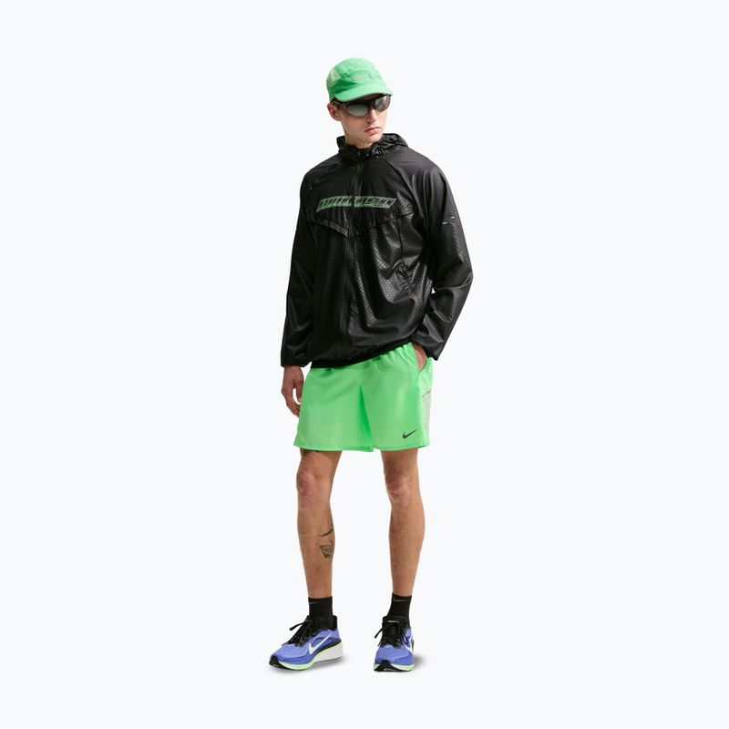 Spodenki do biegania męskie Nike Miler illusion green 2
