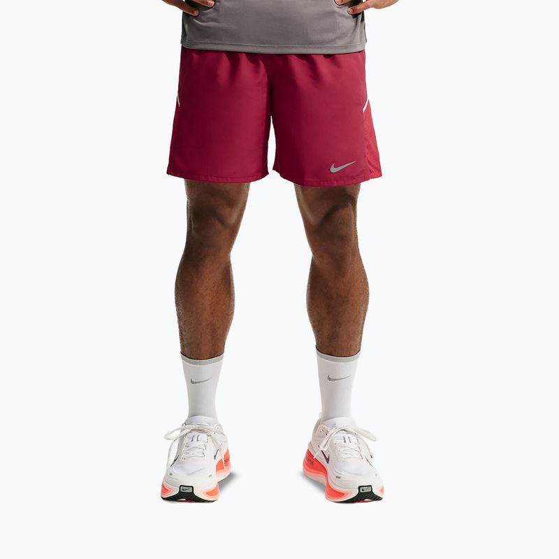 Spodenki do biegania męskie Nike Miler tough red/sport red