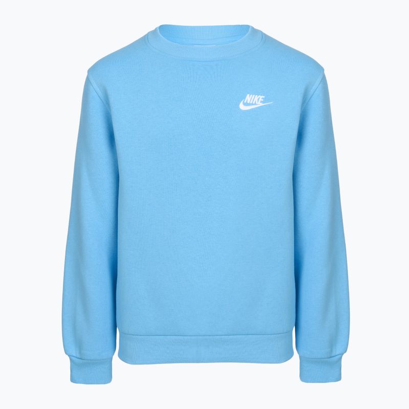 Bluza dziecięca Nike Sportswear Club Fleece football blue/white