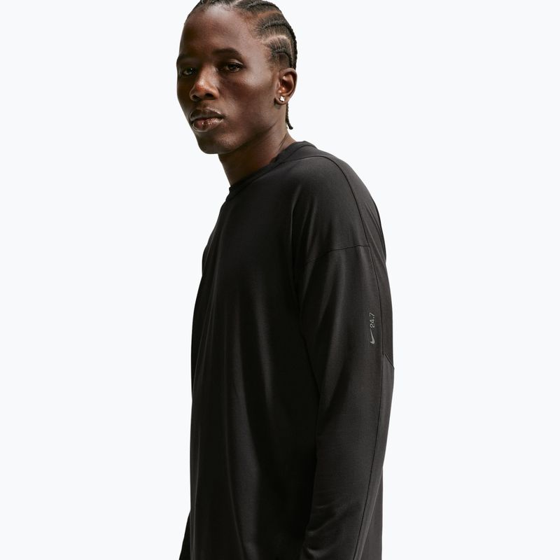 Longsleeve męski Nike 24.7 ImpossiblySoft Light black/black/dark smoke grey 3
