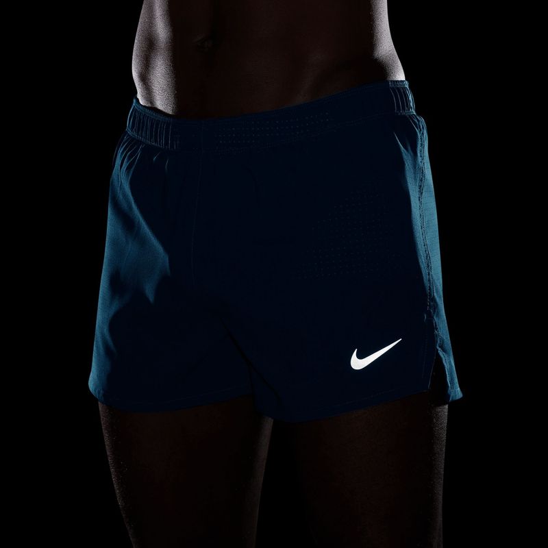 Spodenki do biegania męskie Nike Fast light current blue/black 5