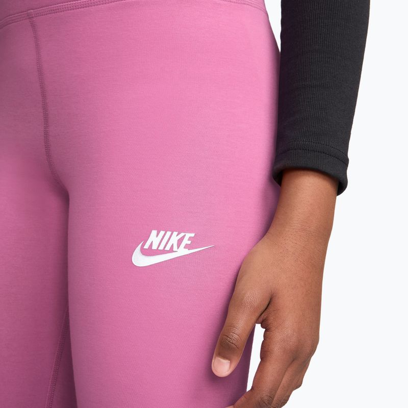 Legginsy dziecięce Nike Sportswear Classic playful pink/white 3